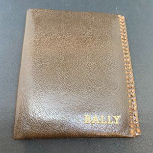 Bally Leather Men Wallet Authentic